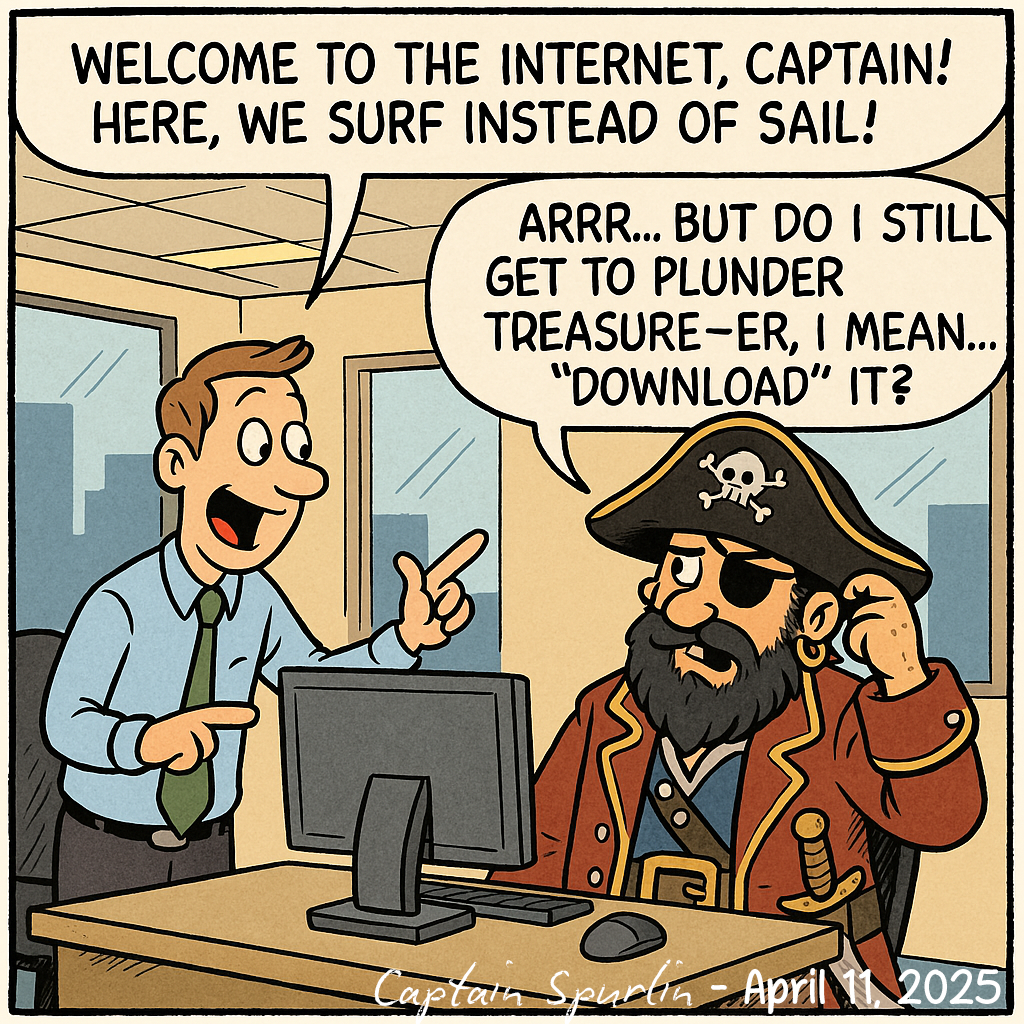 Hello World! A Pirate’s Introduction to the Internet.
