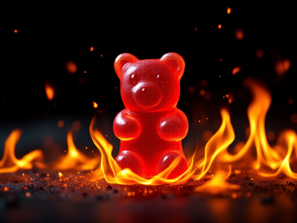 Captain vs. Lil Nitro: The World’s Hottest Gummy Bear Challenge! 🔥